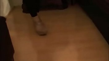 A Georgian woman in high heels teases with her beautiful toes