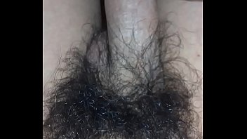 The guy made a close-up video of jerking off his hairy dick