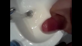 Estonian man jerks off in the bathroom in secret from his wife